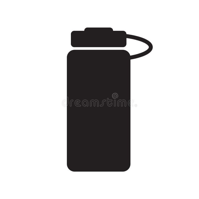 Sport water bottle icon stock vector. Illustration of container 148136838