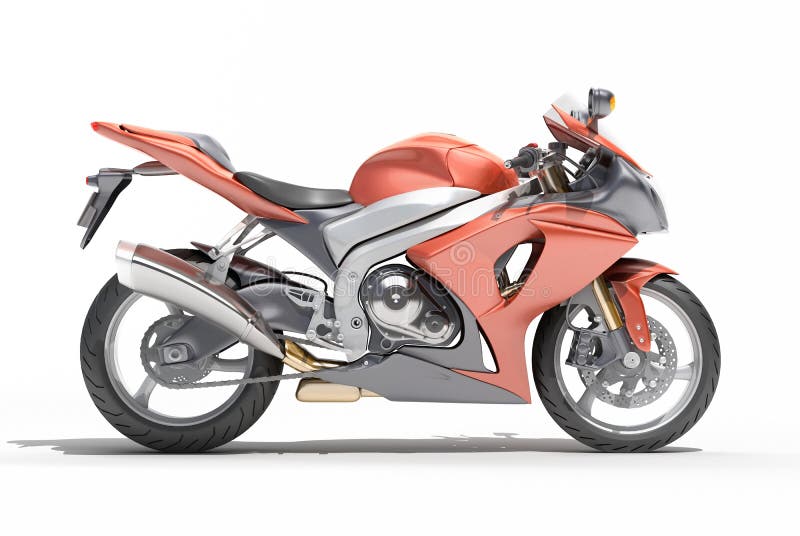 Sportbike puissant d'isolement photographie stock libre de droits Sportbike puissant d'isolement photographie stock libre de droits