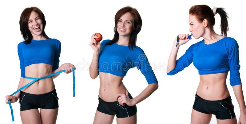 Sportkvinnasamling arkivbilder Sportkvinnasamling arkivbilder