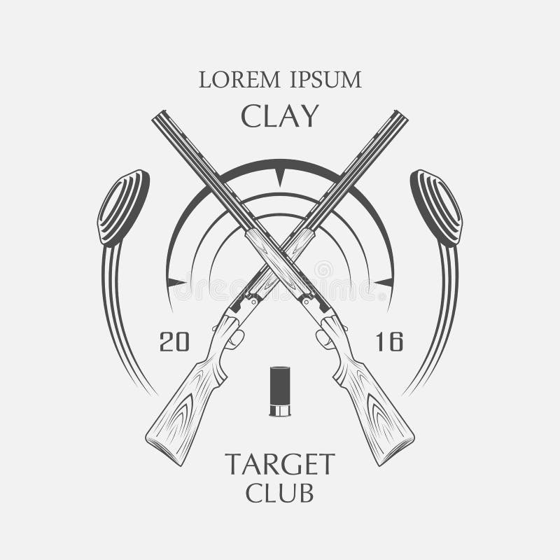 Vintage clay target and gun club labels. Vintage clay target and gun club labels