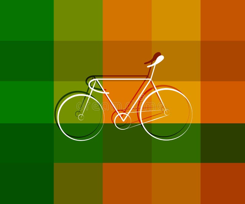 Sports Bicycle symbol design on texture background