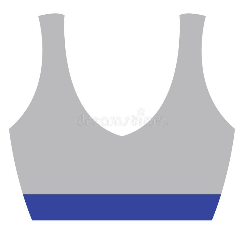 Sports bra, icon stock vector. Illustration of style 261078597