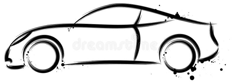 Sports Car Profile vector illustration Sports Car Profile vector illustration