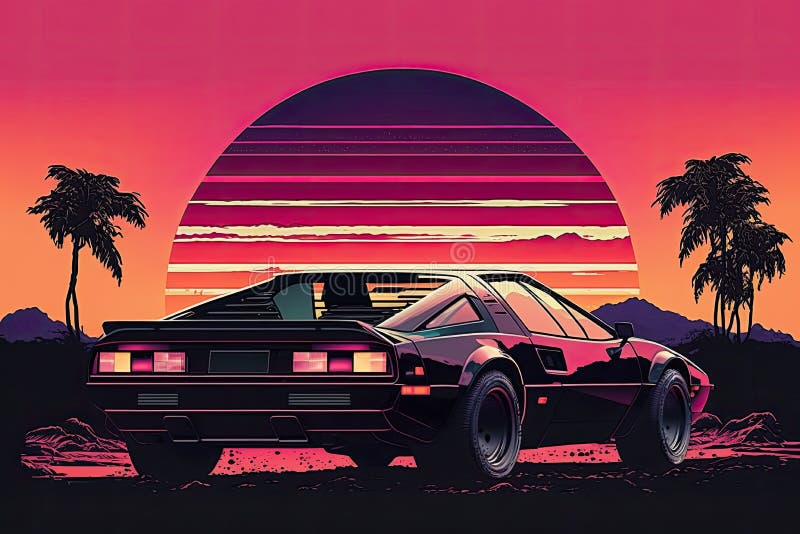 Sports Car 80s Stock Illustrations – 215 Sports Car 80s Stock ...