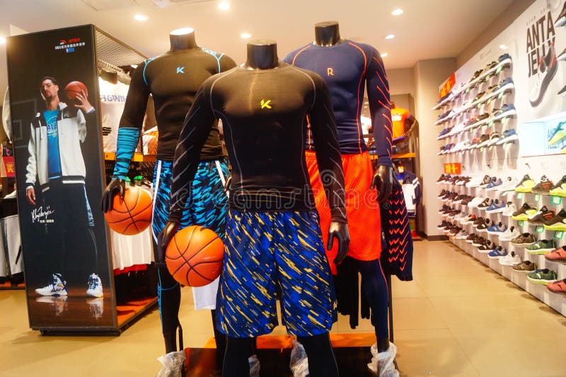 Sports clothing store editorial photo. Image of landscape - 87278361
