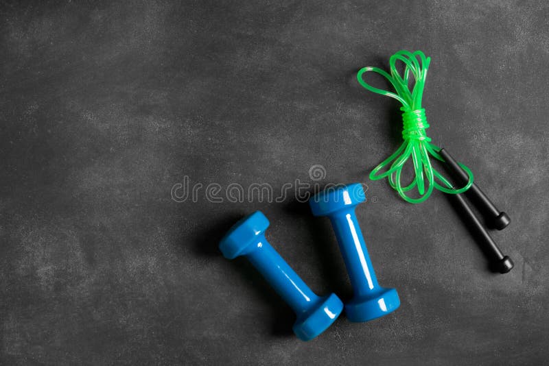 Sports Equipment on a Black Background Stock Image - Image of sport ...