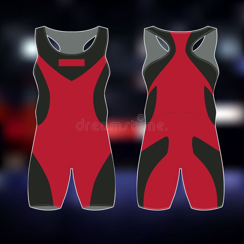 Sports professionnels uniformes pour la lutte gréco-romaine Image d'isolement illustration libre de droits Sports professionnels uniformes pour la lutte gréco-romaine Image d'isolement illustration libre de droits
