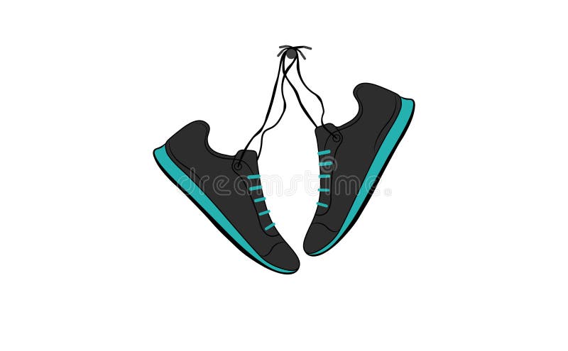 Sports Shoes hanging