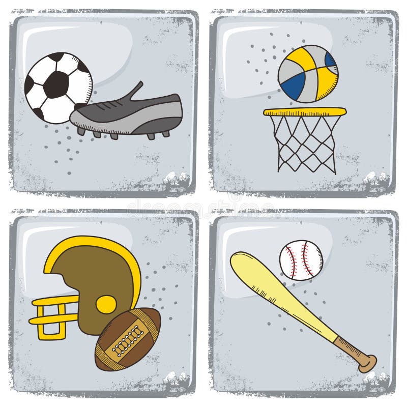 Sports theme stock vector. Illustration of basketball 46949379