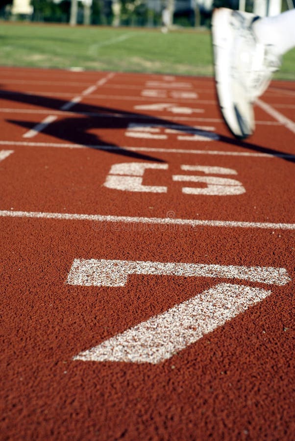 Sports track numbers