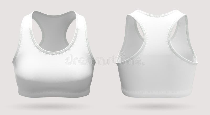 Blank White Sport Tracksuit. 3d Rendering. Stock Illustration ...