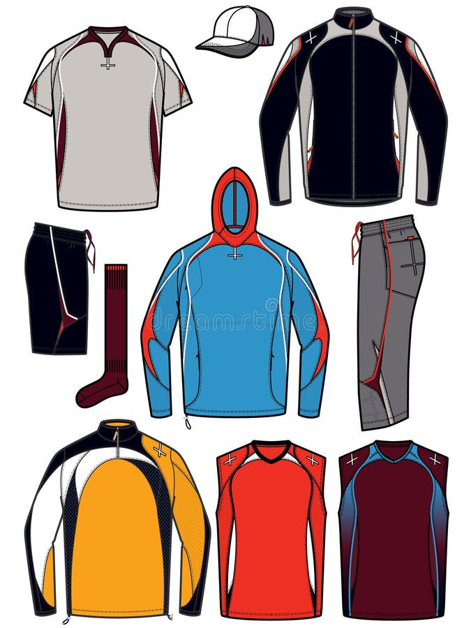 Sportswear stock illustration. Illustration of suit, shirt 11796557