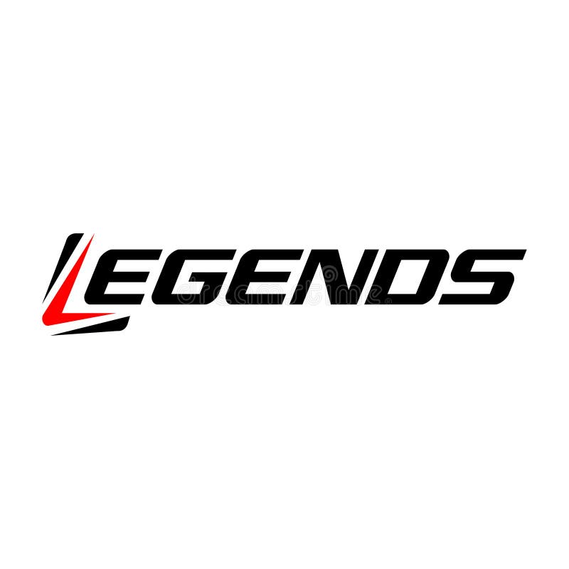 Sporty Lettering Emblem Legend Logo Vector Typography Concept Design