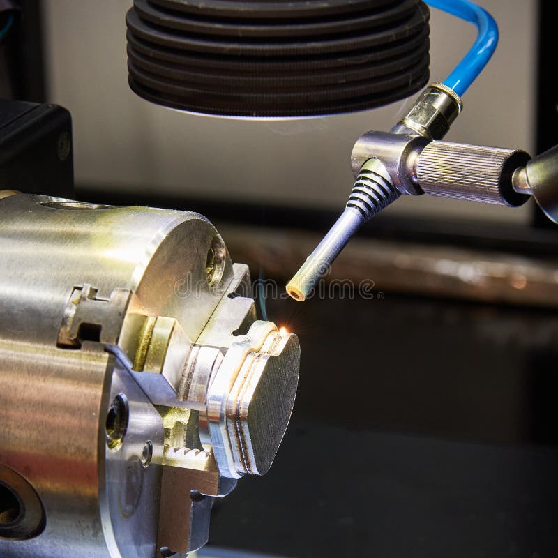 Spot laser welding stock image. Image of sheet, metalwork 250090327