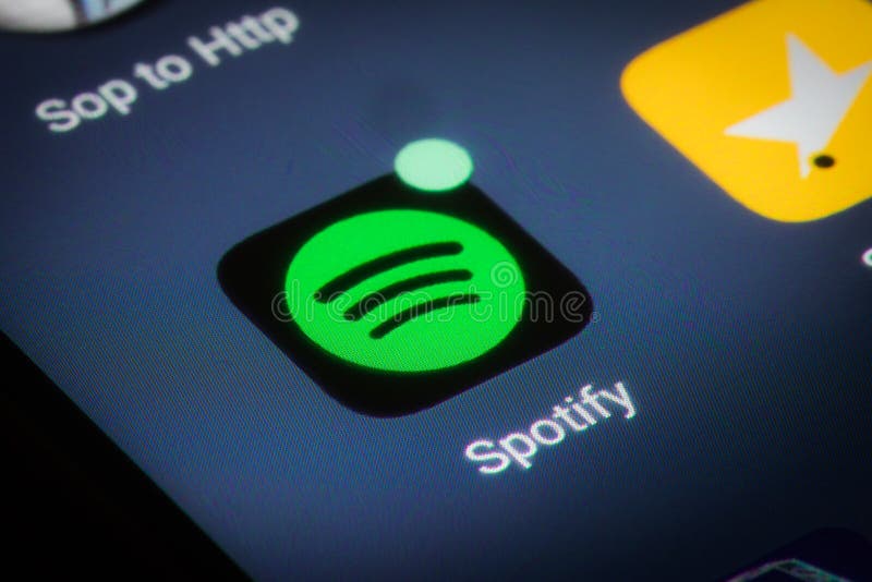Spotify mobile app on a smartphone screen