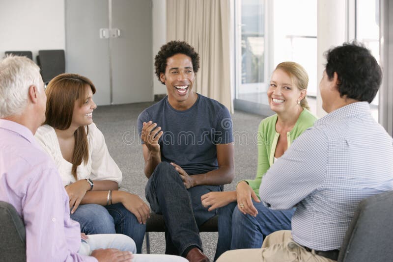 Meeting Of Support Group. Meeting Of Support Group