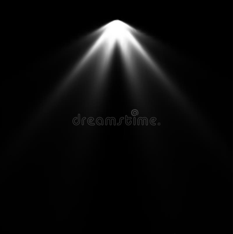 Spotlight Black and White Lighting. Vector Stock Vector Illustration