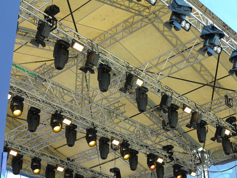 Festival Stage Rigging Lights Stock Photos - Free & Royalty-Free Stock ...