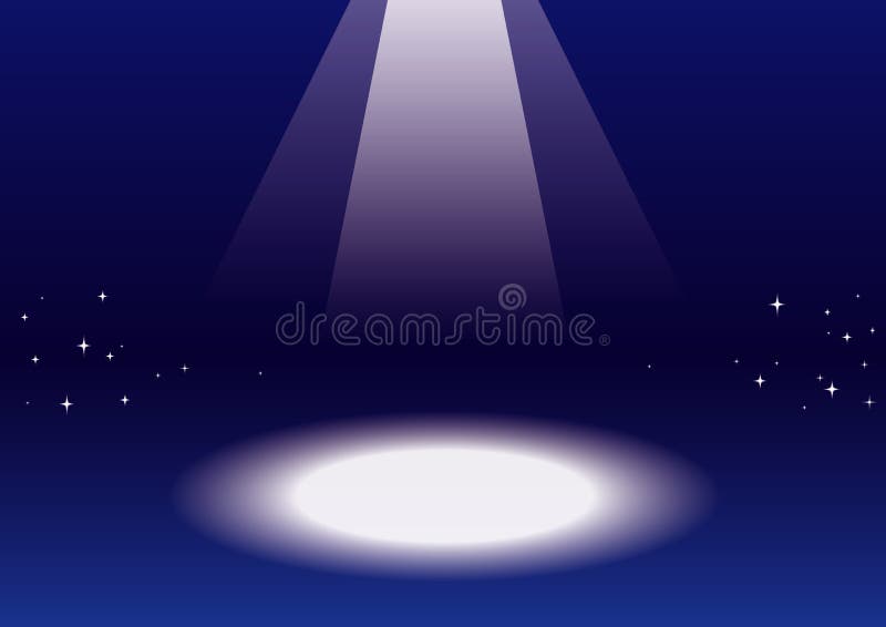 Spotlight focus on stage stock vector. Illustration of highlight 14109000
