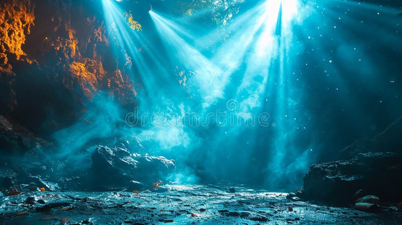 Spotlight royalty free illustration