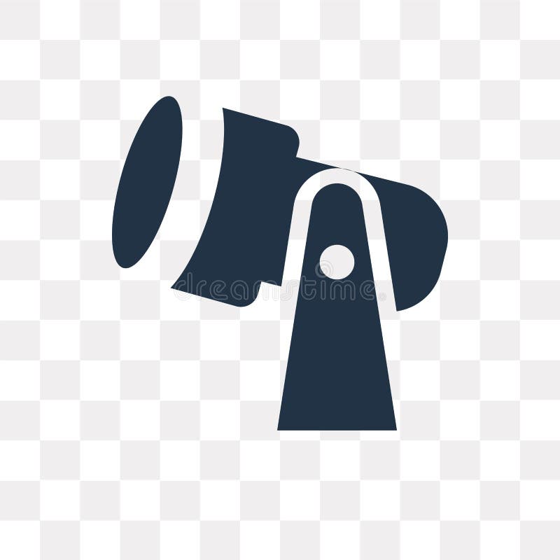Spotlight vector icon isolated on transparent background, Spotlight transparency concept can be used web and mobile royalty free illustration Spotlight vector icon isolated on transparent background, Spotlight transparency concept can be used web and mobile royalty free illustration