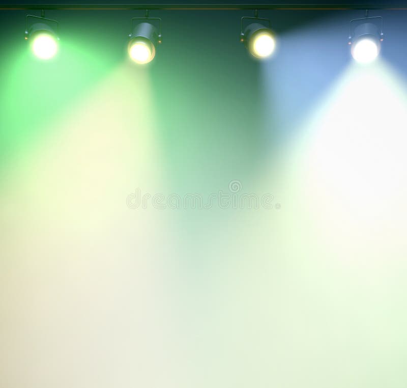 Spotlights To White stock photo. Image of illuminated 35122508