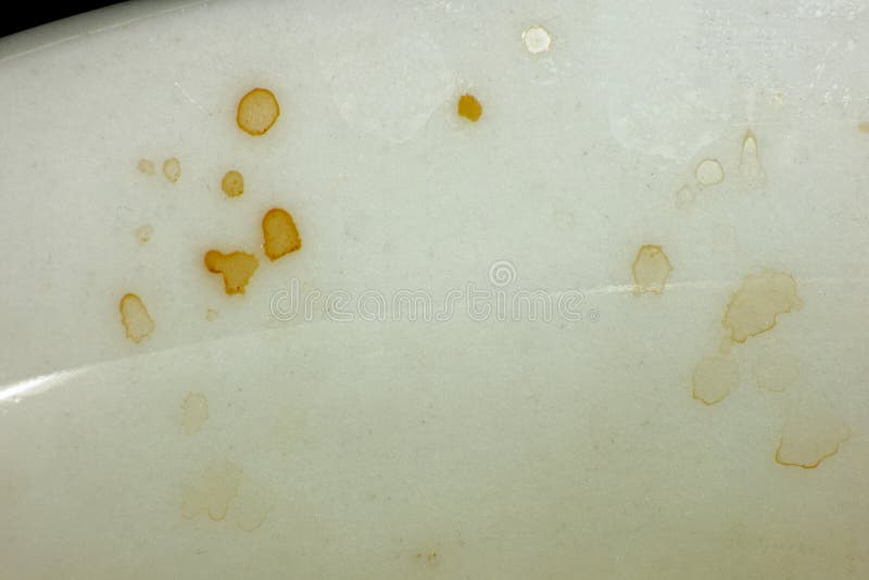 Spots of Coffee on a White Cup is Macro Stock Photo Image of pattern