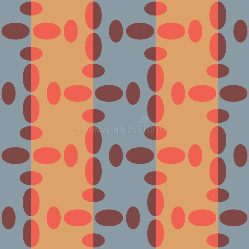 Spotted abstract seamless pattern - decorative accent for any surfaces royalty free illustration