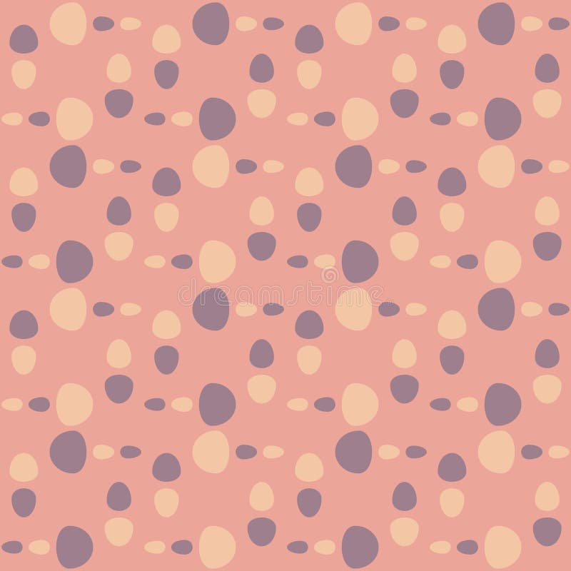 Spotted abstract seamless pattern - decorative accent for any surfaces stock illustration