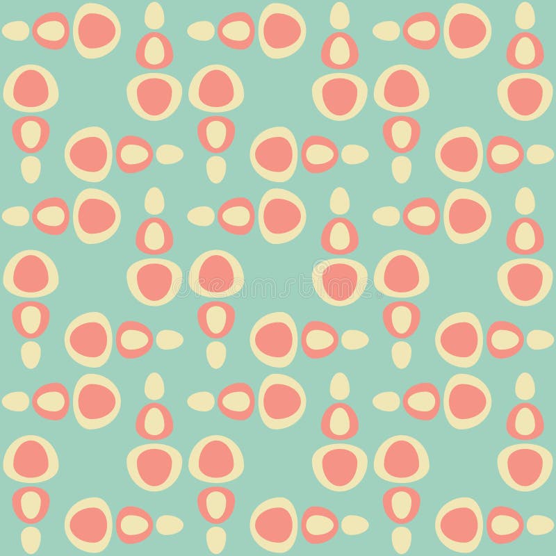 Spotted abstract seamless pattern - decorative accent for any surfaces stock illustration