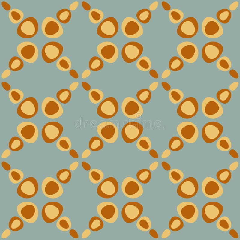 Spotted abstract seamless pattern - decorative accent for any surfaces royalty free illustration