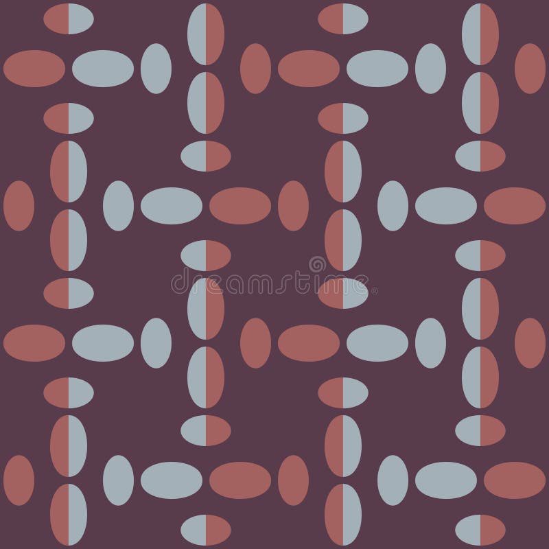 Spotted abstract seamless pattern - decorative accent for any surfaces royalty free illustration