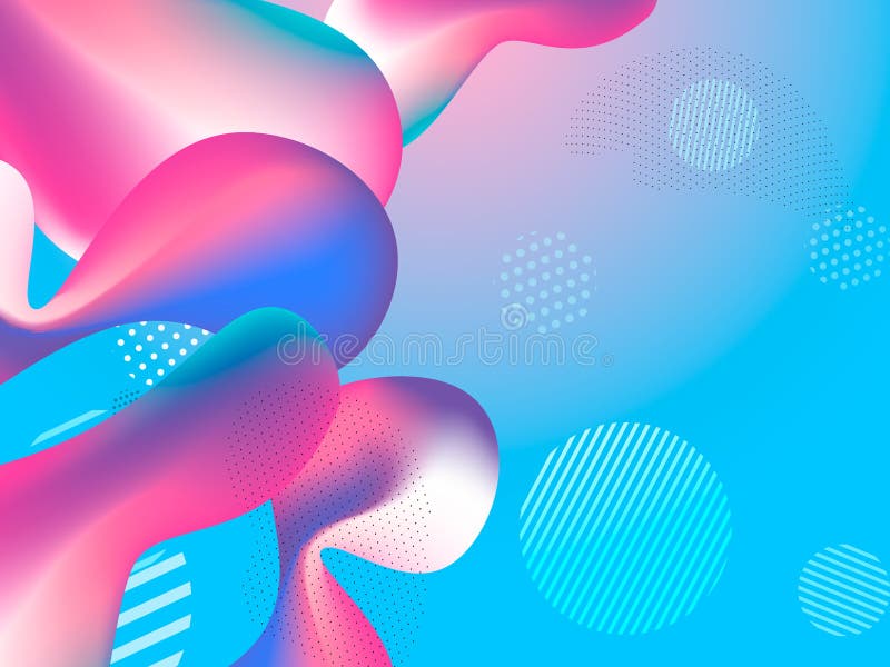 Spotted abstract trendy pattern. Vector illustration royalty free illustration