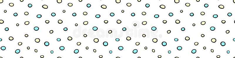 Spotted abstract vector background. Seamless pattern with spots, asymmetric random polka dots, circles, eggs. Design for fabric vector illustration
