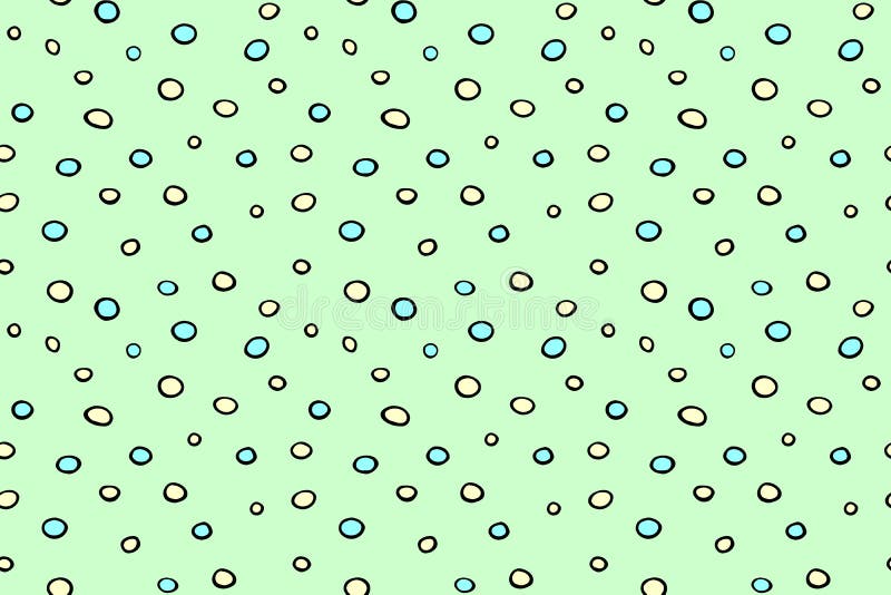 Spotted abstract vector background. Seamless pattern with spots, asymmetric random polka dots, circles, eggs. Design for fabric vector illustration