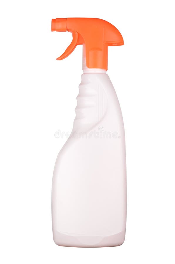 Spray bottle stock photo