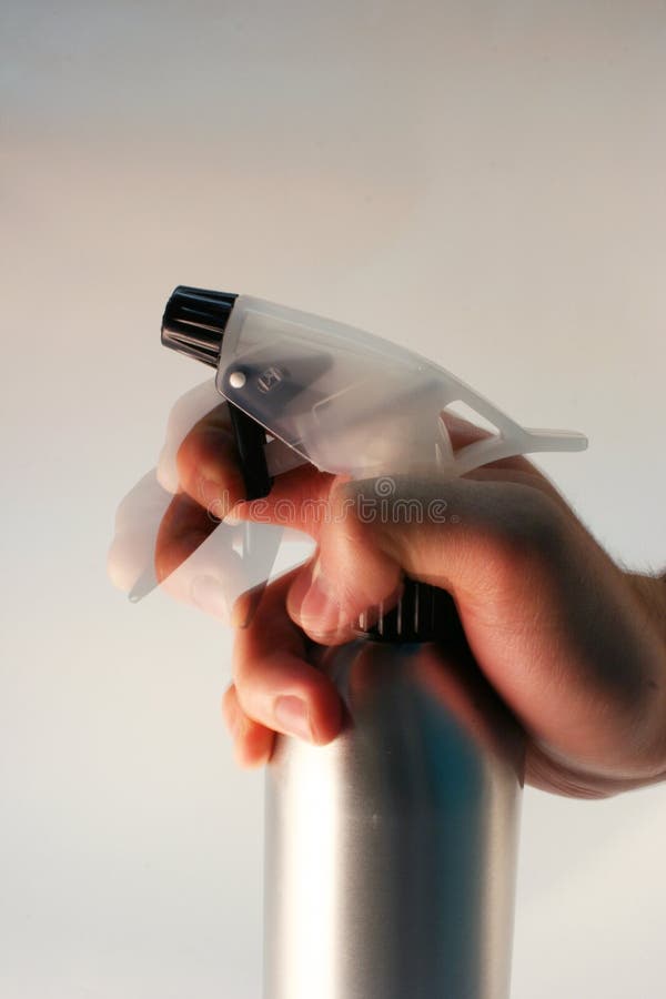 Spray bottle squeeze