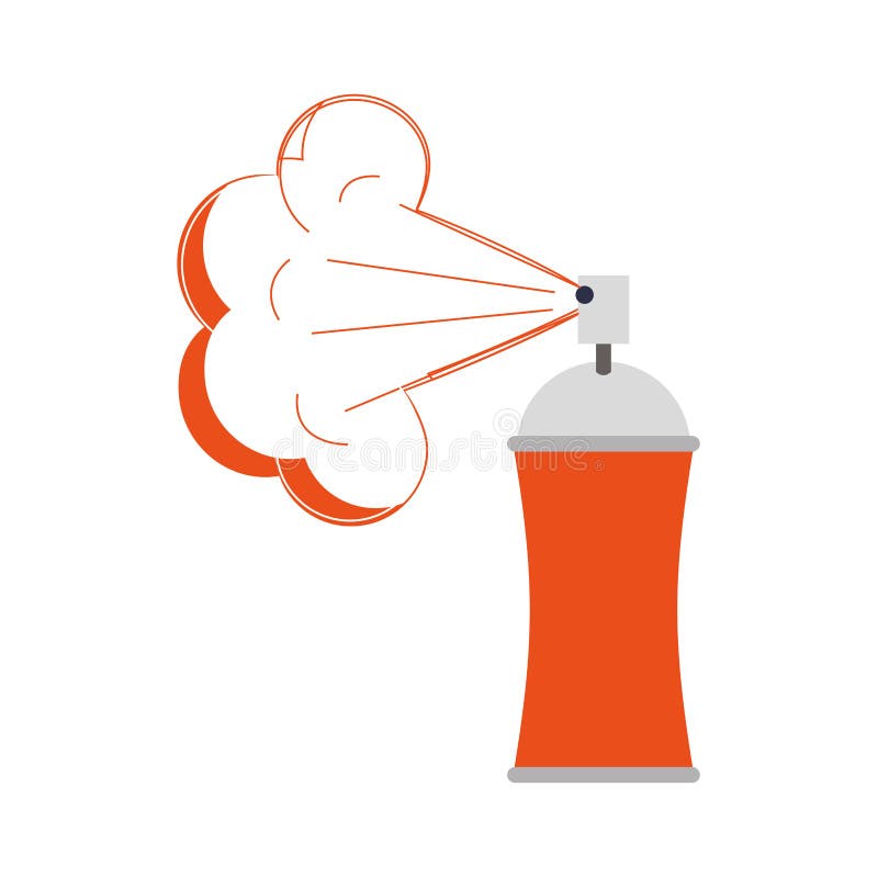 Spray paint bottle icon stock vector. Illustration of sign 143661138