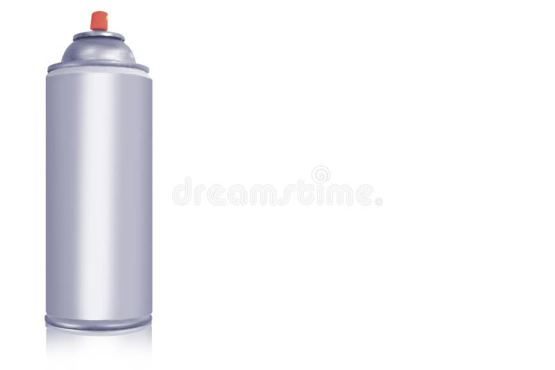 Spray paint can stock photo. Image of white, package 35353358