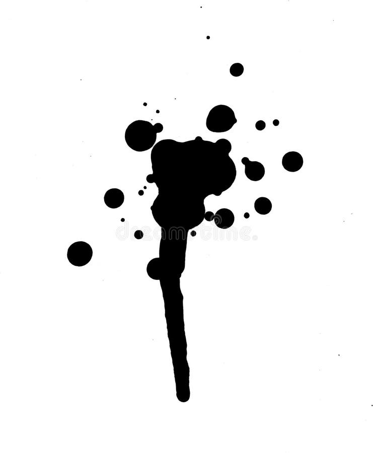 Spray paint and drips stock illustration. Image of splattered 16441921