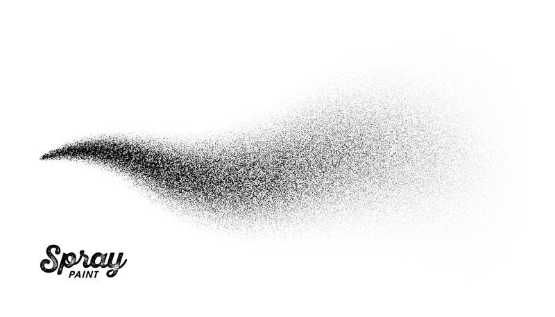 Spray paint splatter royalty free illustration