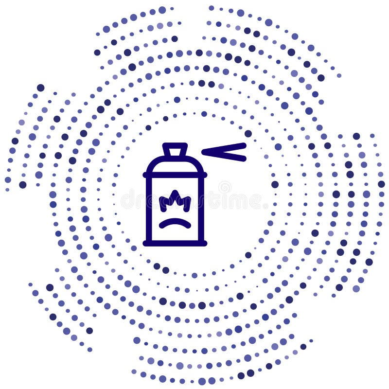 Spray Paint Vector Icon. Spray Paint Editable Stroke Stock Vector