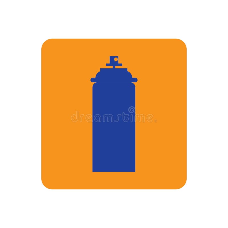 Spray Paint Vector Illustration Icon Logo Template Design Stock Vector