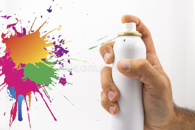 Spraying With Paint Picture. Image 27445396