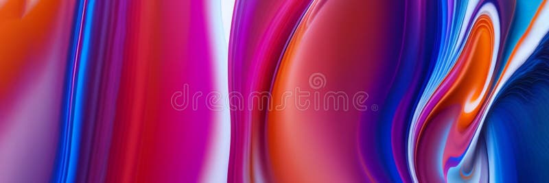 Spread-out acrylic paint. abstract background, made in the technique of fluid art. fashionable colorful background in stock illustration