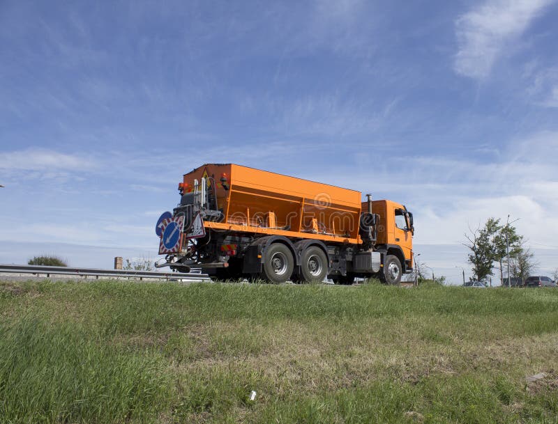 Spreizer-LKW stockbilder Spreizer-LKW stockbilder