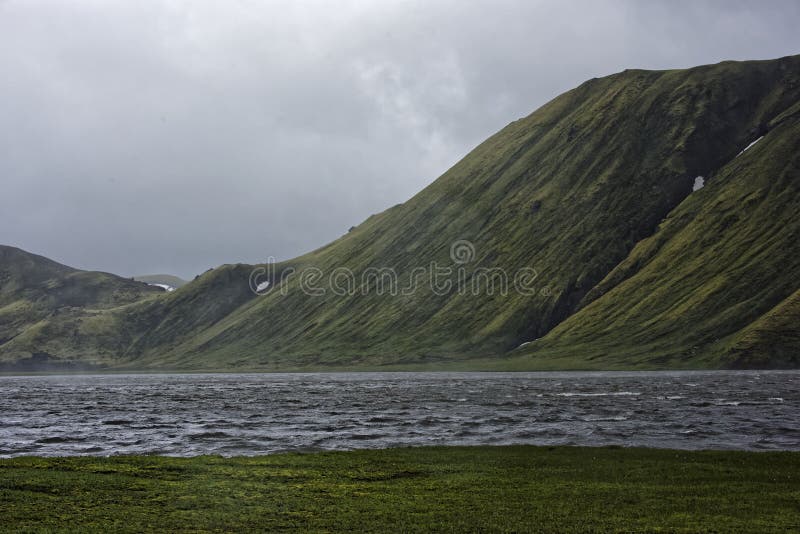Sprengisandur höglands- platå i Island royaltyfria bilder Sprengisandur höglands- platå i Island royaltyfria bilder