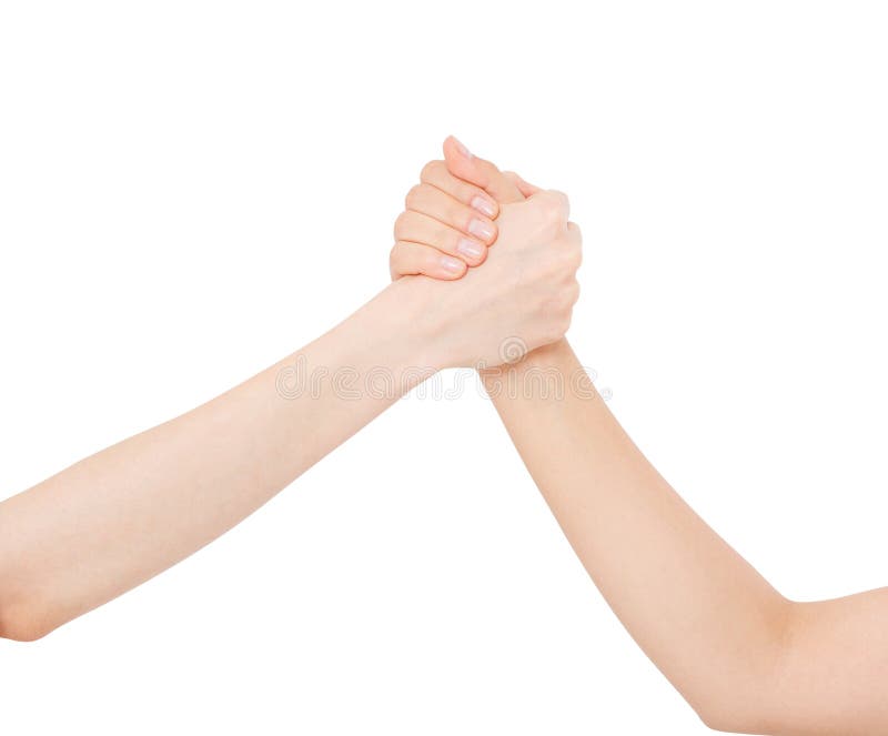 Sprijinirea conceptului de persoane apropiate care ajută la mână royalty free stock image