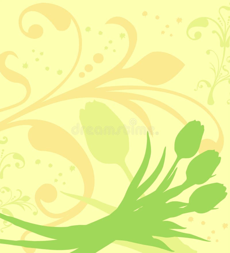 Spring background, vector