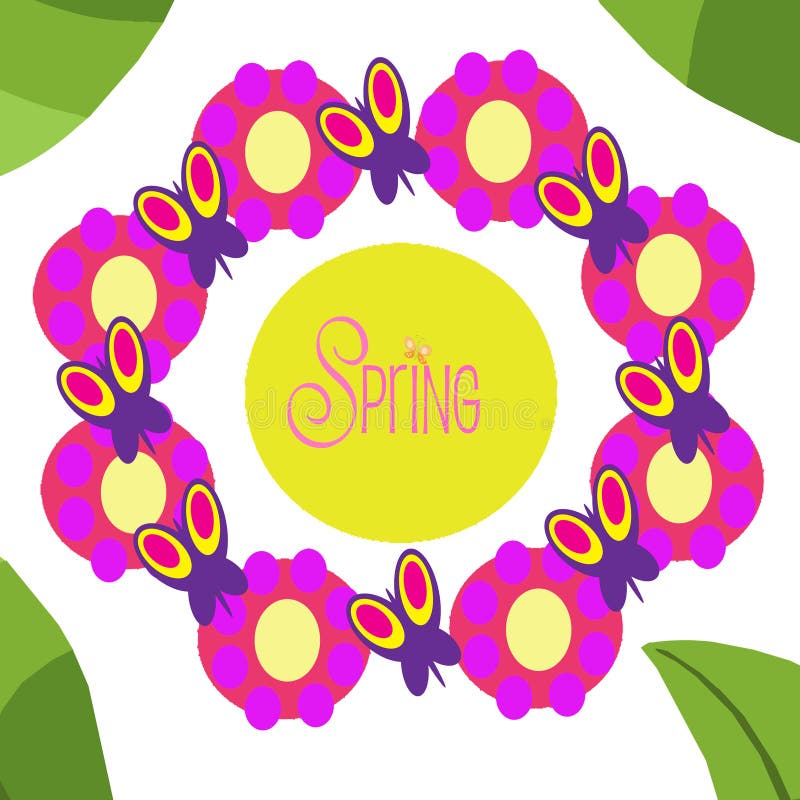 Spring Collage stock illustration. Illustration of snail 23684273